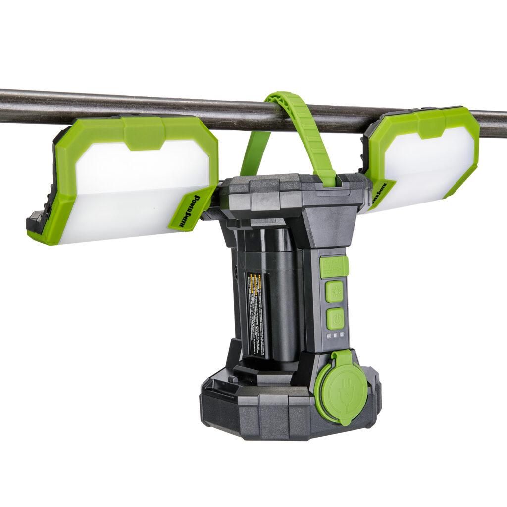 VOYAGER JOBSITE LANTERN WITH 3-WAY POWER - BATTERY INCLUDED